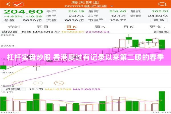 杠杆实盘炒股 香港度过有记录以来第二暖的春季