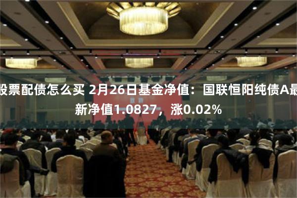 股票配债怎么买 2月26日基金净值：国联恒阳纯债A最新净值1.0827，涨0.02%